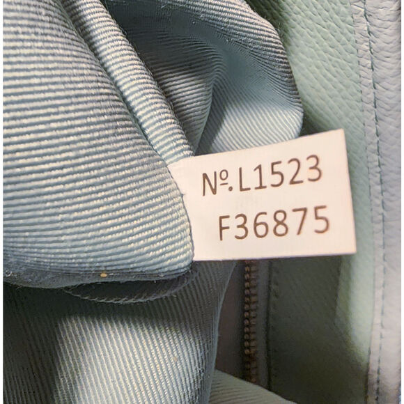 Coach City Zip pale green cross grain leather shoulder bag - Picture 4 of 9